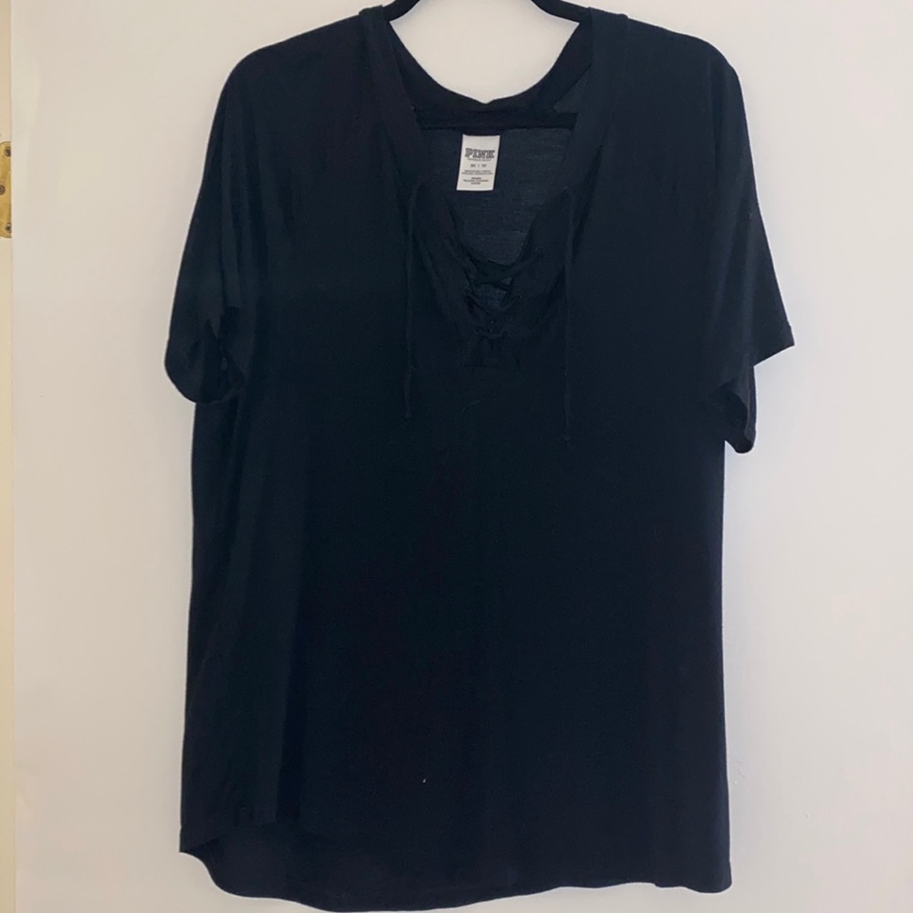Victoria’s Secret Pink tie up t-shirt